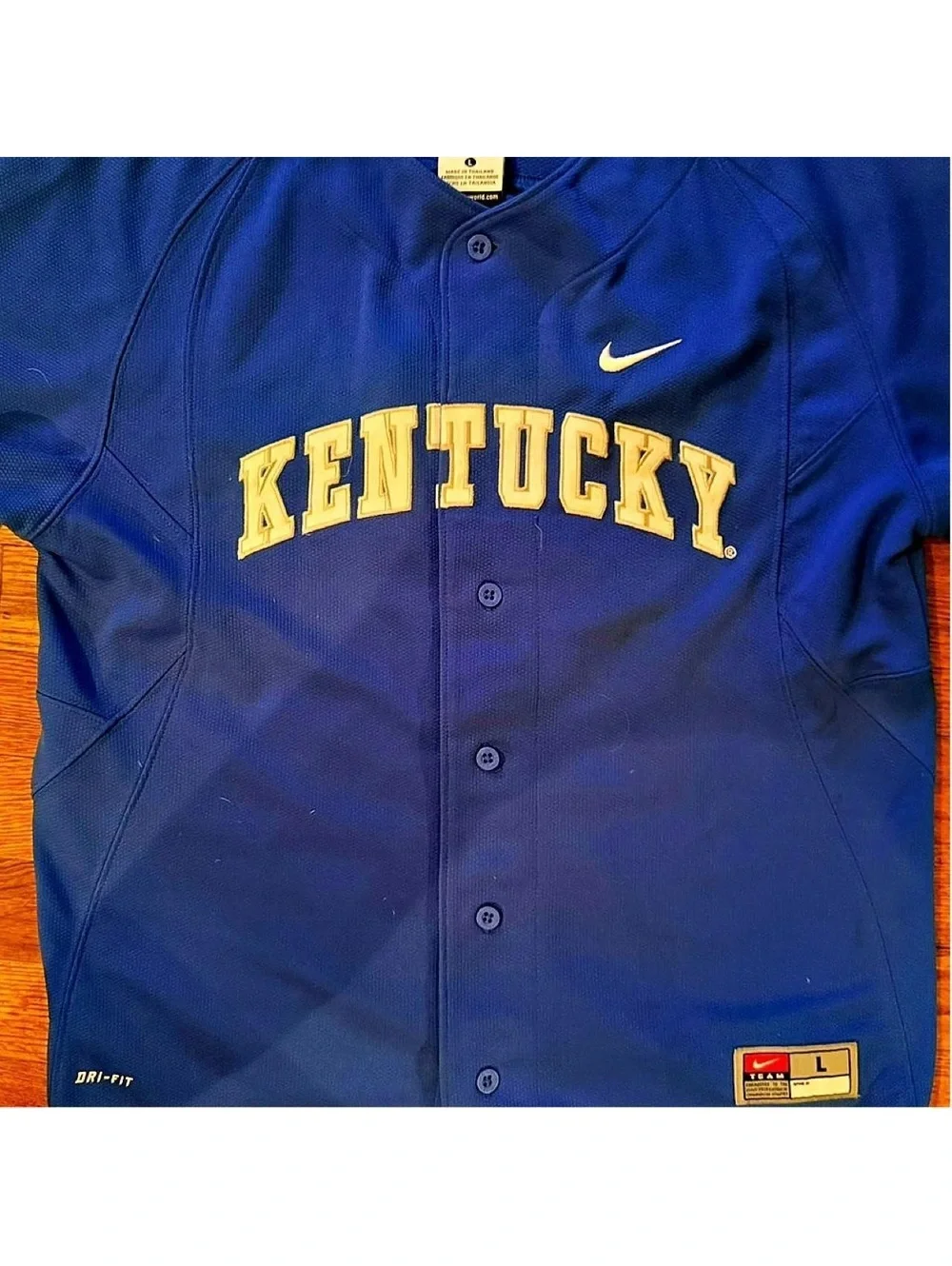 Blokecore Nike Dri-FIT Kentucky Wildcats Blockette Baseball Jersey